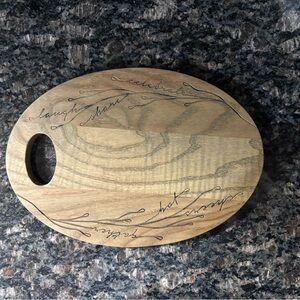 The Pampered Chef Ash Wood Serving Board